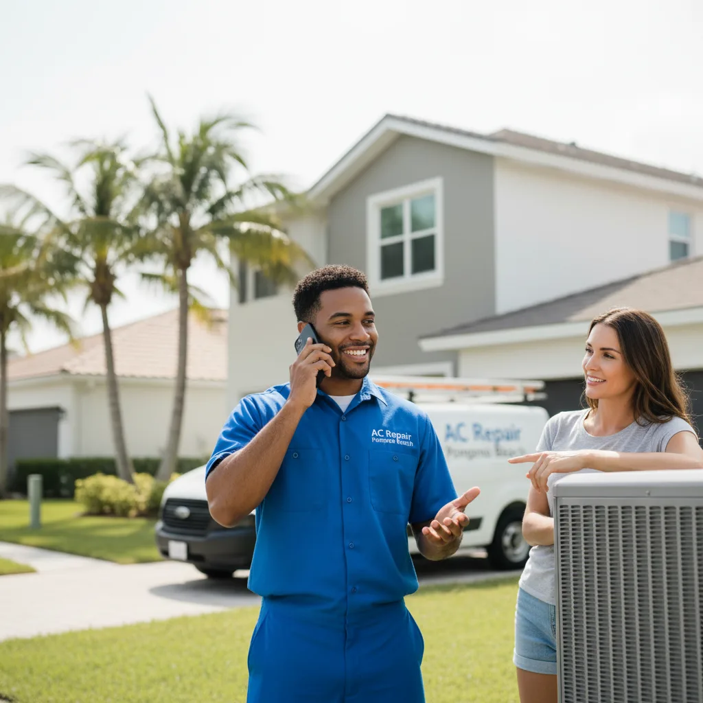 AC Repair Pompano Beach customer support in Clover